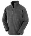 RS905 R905X Result Recycled Zip Neck Micro Fleece Grey colour image